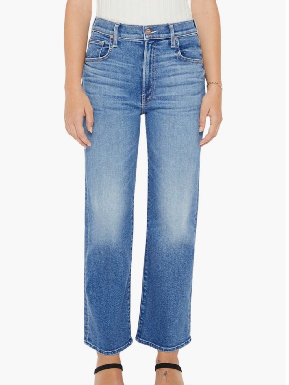 Mother Jeans Lil Mother Rambler Flood